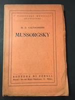 Calvocoressi M. D. Mussorgsky. Bottega di poesia. 1925