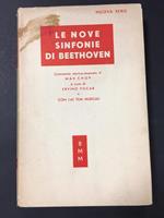 Le nove sinfonie di Beethoven. A cura di Mondadori. 1952-I