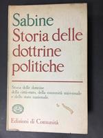 Storia delle dottrine politiche. Edizioni di comunità. 1953