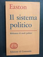 Il sistema politico. Edizioni di comunità. 1963