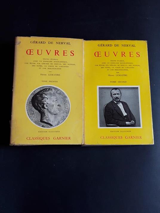 Oeuvres. Editions Garnier. 1958 - I. 2 voll - Gérard de Nerval - copertina