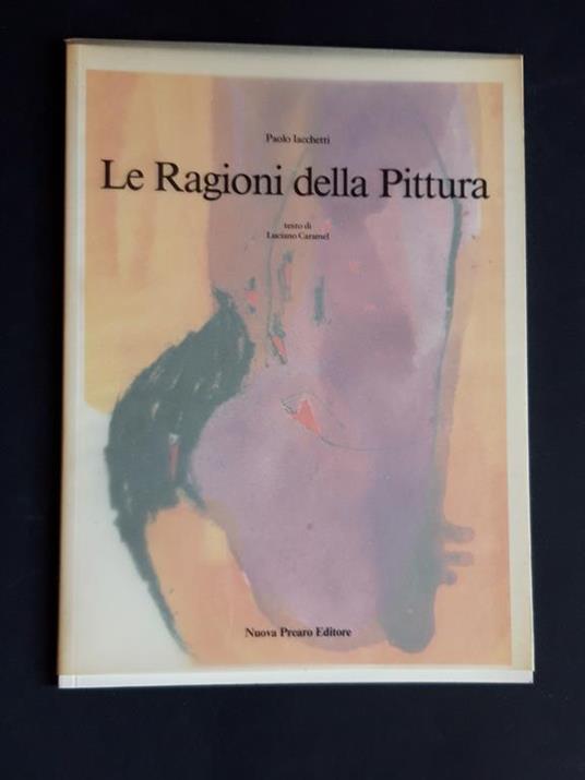 Le Ragioni della Pittura. Nuova Prearo Editore. 1986-I - copertina