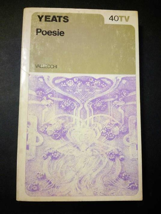 Poesie. Vallecchi. 1973 - William B. Yeats - copertina