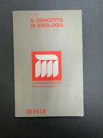 Il concetto di ideologia. ISEDI. 1978-I