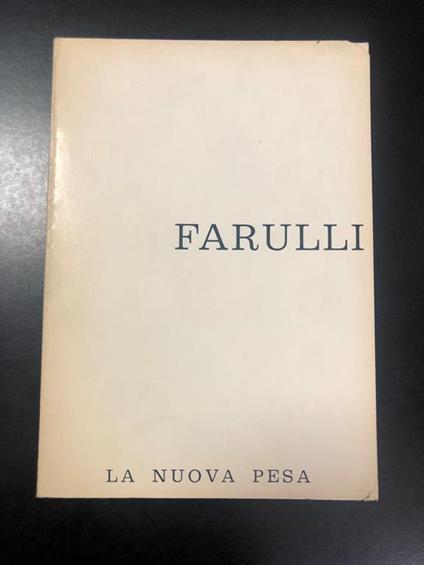 Fernando Farulli. Galleria La Nuova Pesa 1970 - copertina