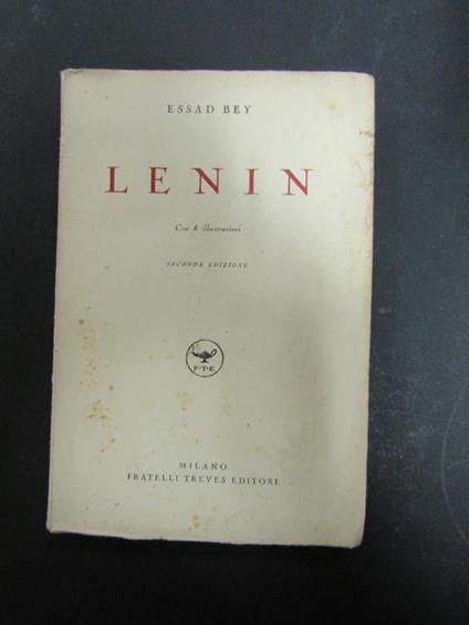Lenin. Fratelli Treves. 1938 - Bey Essad - copertina