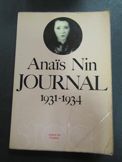 Journal 1931-1934. Stock. 1972 - Nin Anaïs - copertina