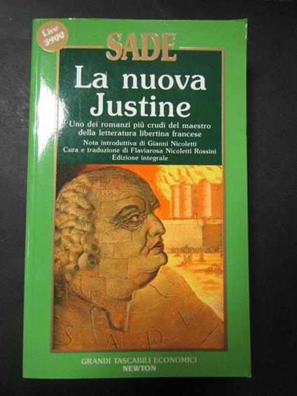 La nuova Justine. Newton & compton. 1992-I - François de Sade - copertina