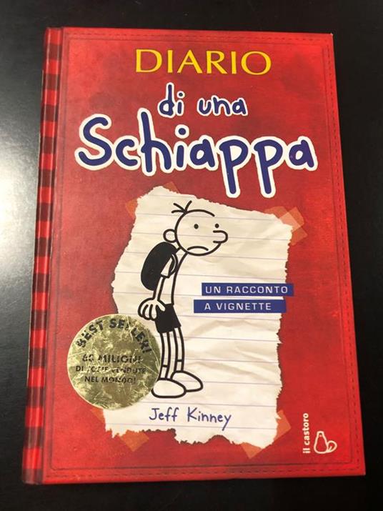 Diario di una schiappa. Un racconto a vignette. Il Castoro 2011 - Jeff Kinney - copertina