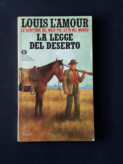 L' Amour Louis, La legge del deserto, Mondadori, 1987 - I - Louis L'Amour - copertina