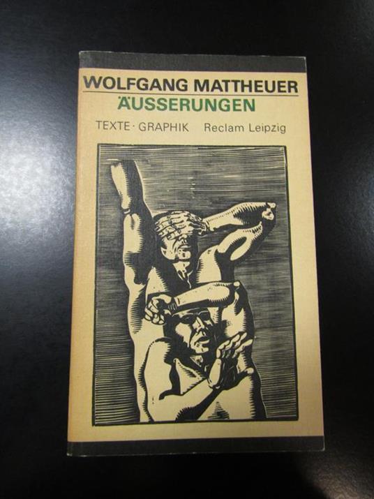 Ausserungen. Reclam-Verlag 1990 - copertina