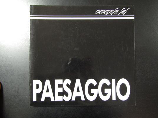 Paesaggio. FIAF 1993 - copertina