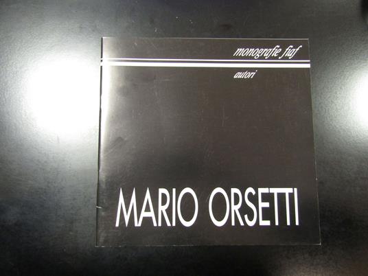 Mario Orsetti. FIAF - copertina