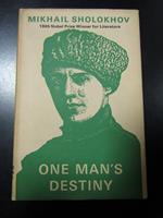 Sholokhov Mikhail. One man's destiny. Putnam 1967