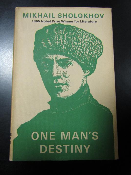 Sholokhov Mikhail. One man's destiny. Putnam 1967 - copertina