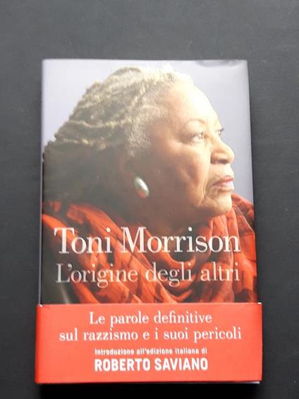 Morrison Toni, L'origine degli altri, Frassinelli, 2018 - I - Toni Morrison - copertina