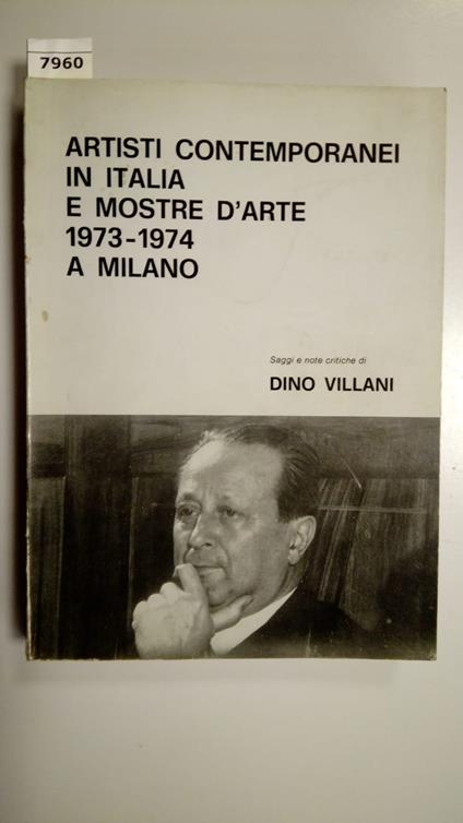 Villani Dino, Artisti contemporanei in Italia e mostre d'arte 1973-1974 a Milano, Lombardia Notte, 1975 - I - Dino Villani - copertina