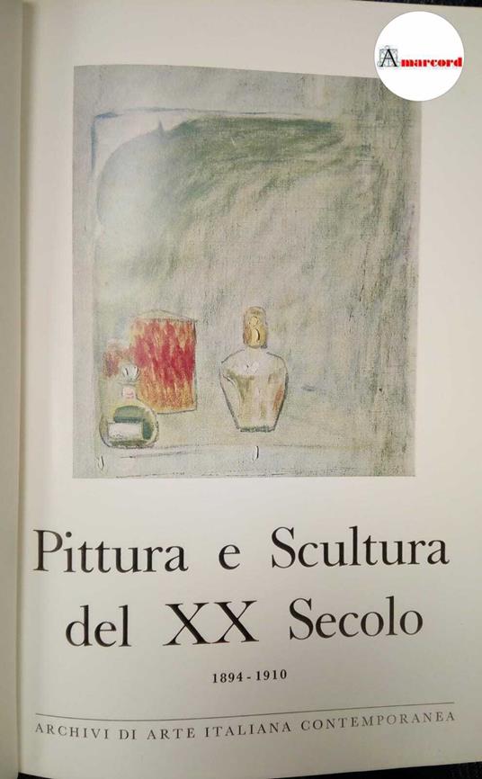 AA.VV., Pittura e scultura del XX secolo, CNR, 1969 - copertina