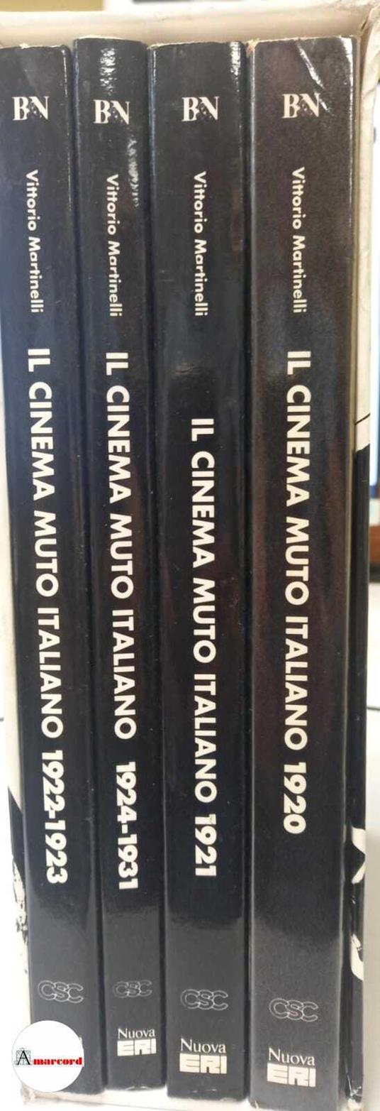 Martinelli Vittorio, Il cinema muto italiano 1920-1931 (4 voll. in cofanetto), CSC e Nuova ERI, 1995 - Vittorio Martinelli - copertina