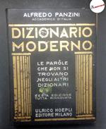 Panzini Alfredo, Dizionario moderno, Hoepli, 1931