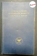 Baretti Giuseppe, Le più belle pagine scelte da Ferdinando Martini, Treves, 1921