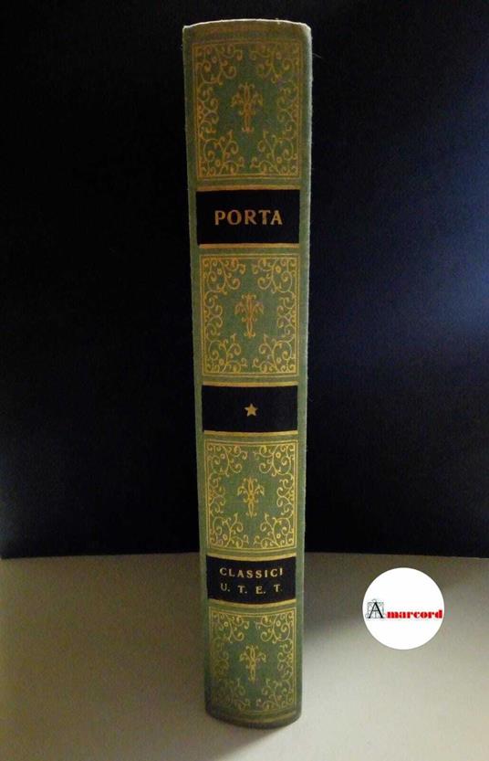 Porta Carlo, Poesie, Utet, 1971 - Carlo Porta - copertina