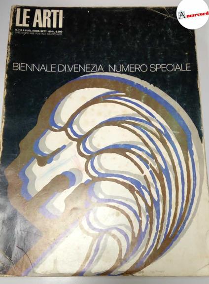 AA.VV., Le arti. Biennale di Venezia numero Speciale, 1974 - copertina