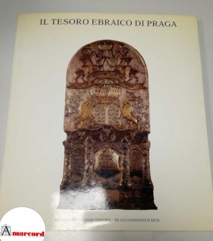 AA.VV., Il tesoro ebraico di Praga, Mondadori, 1988 - copertina