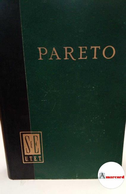 Pareto Vilfredo, I sistemi socialisti, Utet, 1951 - Vilfredo Pareto - copertina