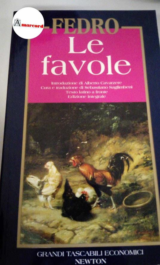 Fedro. Favole. Newton 1995 - Fedro - copertina