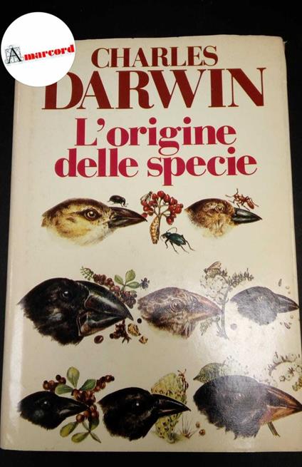 Darwin, Charles. , and Montalenti, Giuseppe. L'origine della specie Torino Boringhieri, 1967 - Charles Darwin - copertina