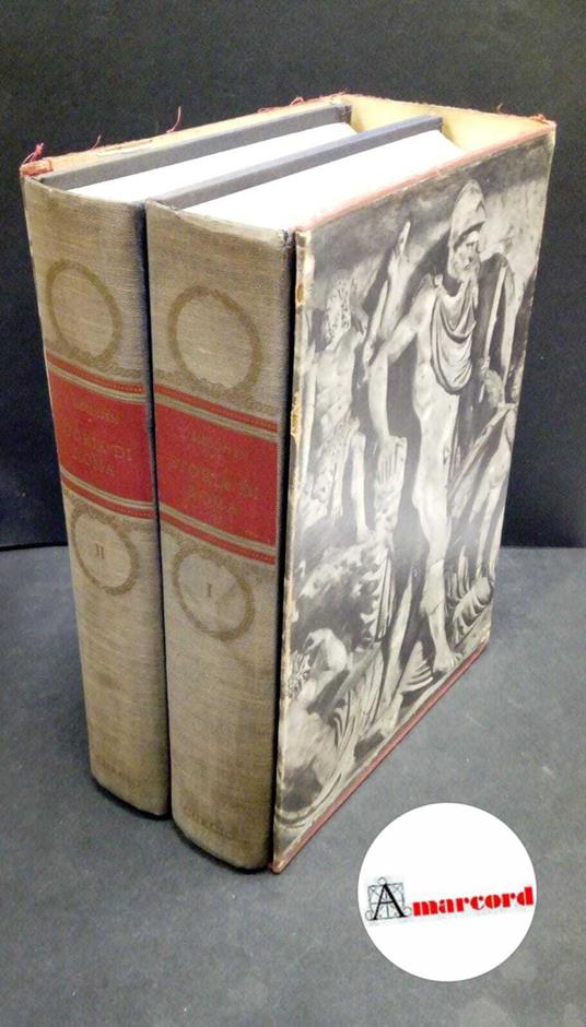 Mommsen, Theodor. , and Bellu, Silvano. , Gironi, Paolo Alberto. Storia di Roma Milano Curcio, 1964 - Theodor Mommsen - copertina