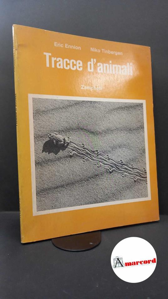 Tracce d'animali Bologna Zanichelli, 1981 - copertina