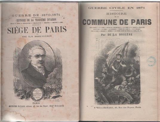 Siége de Paris Commune de Paris. L. de La Brugère - copertina
