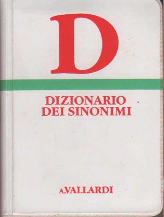 Dizionario dei sinonimi. AA.VV - copertina