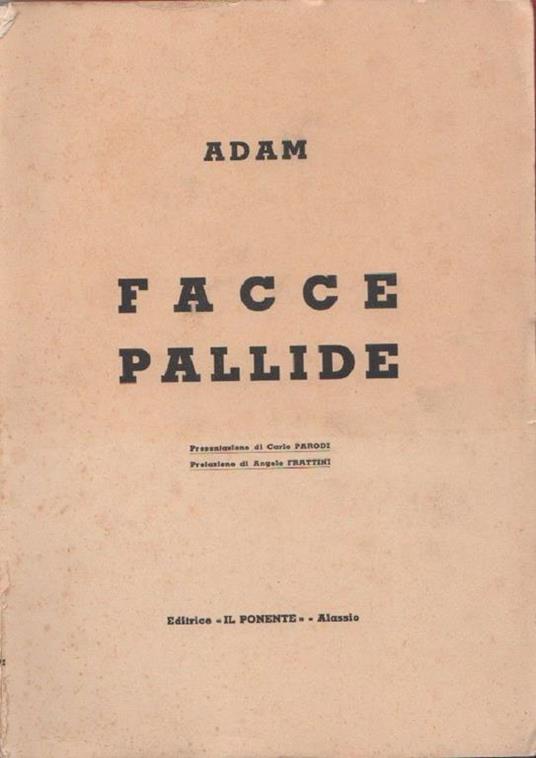 Facce pallide. Adam - Adam - copertina