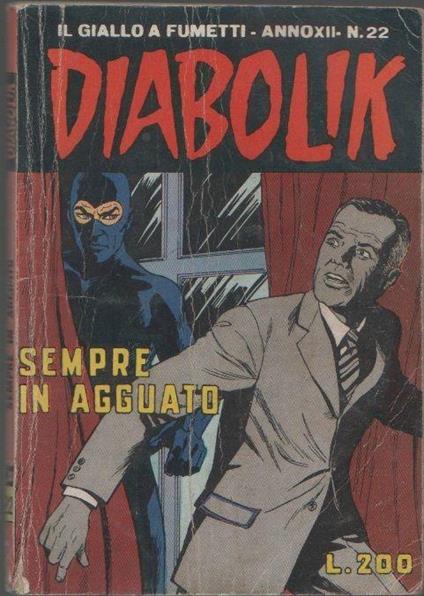 Diabolik. Sempre in agguato. Anno XII. n. 22 - copertina