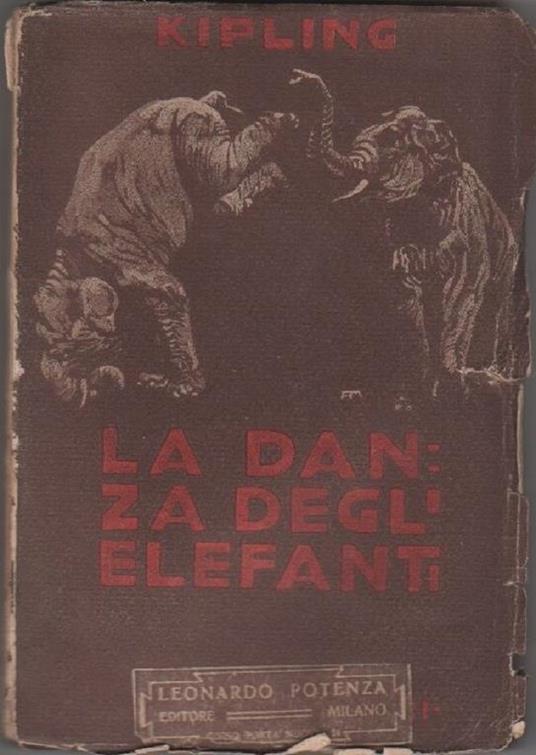 La danza degli elefanti - Rudyard Kipling - copertina