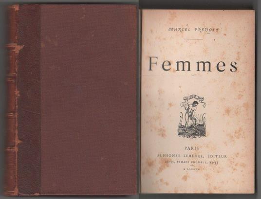 Femmes - Marcel Pr�vost - copertina