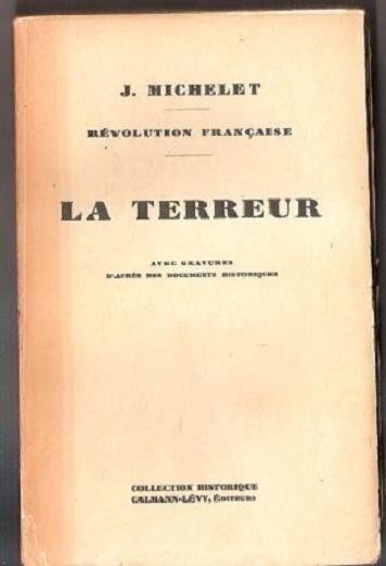 La terreur. J. Michelet - Jules Michelet - copertina