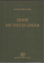 Serie dei testi di lingua