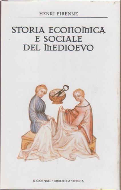 Storia economica e sociale del Medioevo - Henri Pirenne - copertina