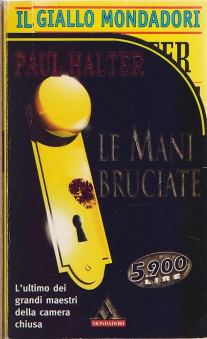 Le mani bruciate - Paul Halter - Paul Halter - copertina