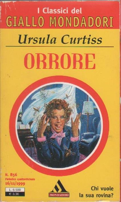 Orrore. Ursula Curtiss - Ursula Curtiss - copertina