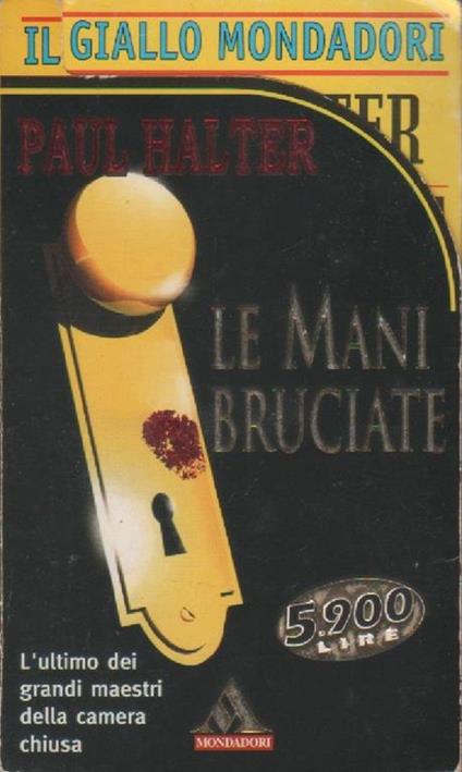 Le mani bruciate - Paul Halter - Paul Halter - copertina