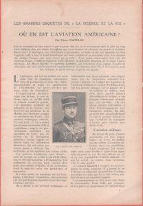 Où en est l'aviation eméricaine?. Stampa 1926 - copertina