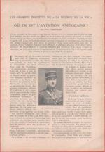 Où en est l'aviation eméricaine?. Stampa 1926