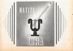 Matite Lyra. Advertising 1947 - copertina