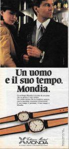 Monda un uomo e il suo tempo. Advertising 1986