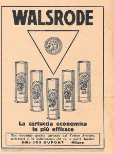 Walsrode. La cartuccia economica più efficace. Advertising 1937 - Libro  Usato - Il cacciatore italiano - | IBS